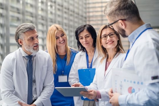 Patient scheduling an ENT appointment via telephone or online booking